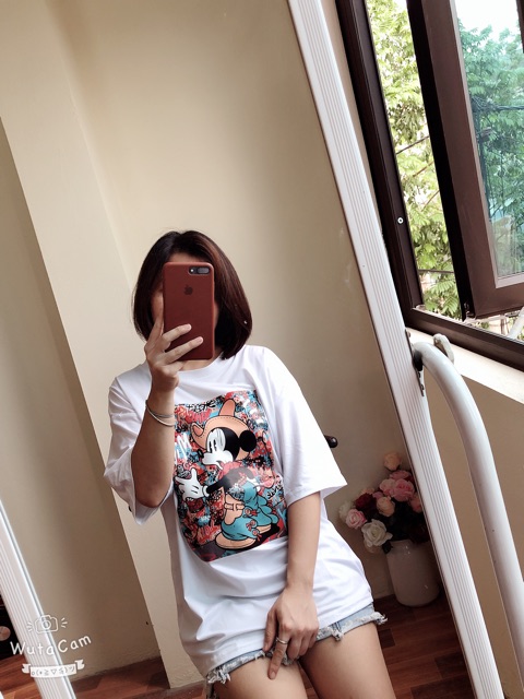 [12] Áo thun đẹp⚜️FREESHIP⚜️ Áo thun nữ unisex hình MICKEY Áo thun nu quang chau | BigBuy360 - bigbuy360.vn