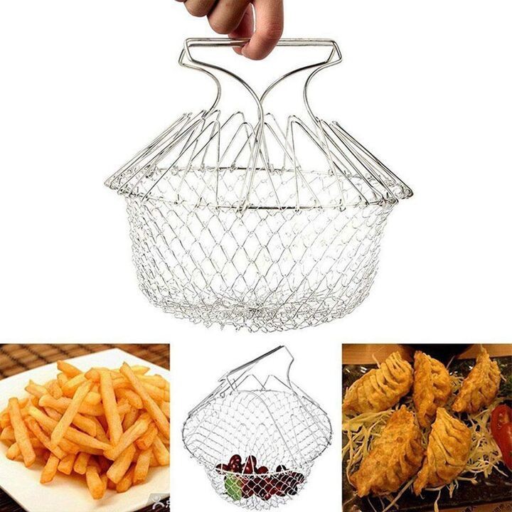 Rổ Thông Minh Chiên, Nhúng, Luộc Đa Năng Chef Basket Đa Năng