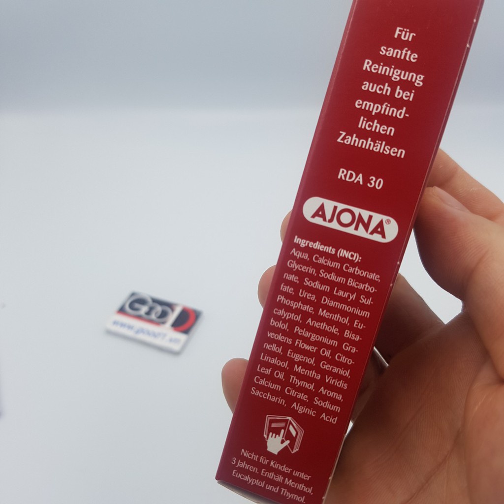 Kem đánh răng Ajona 25ml - Đức