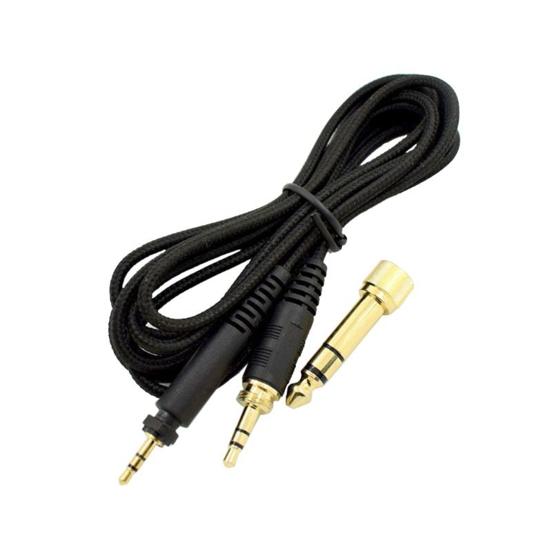 Woven Earphone Cable Cord for SRH440 840 940 for SHP9000 SHP8900 Headset