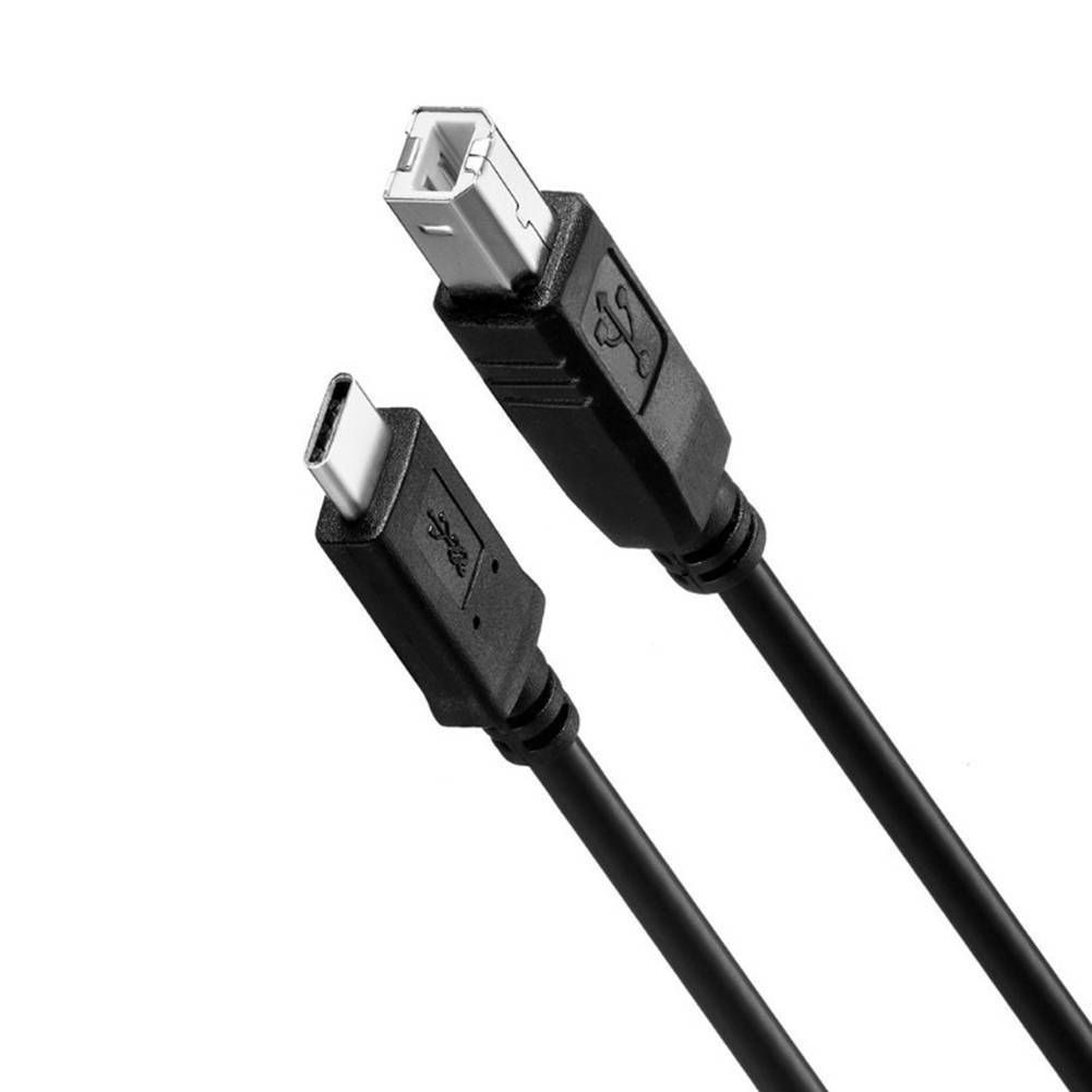 In Stock USB-C USB 3.1 Type C Male to USB2.0 USB B Male Data Cable 1m