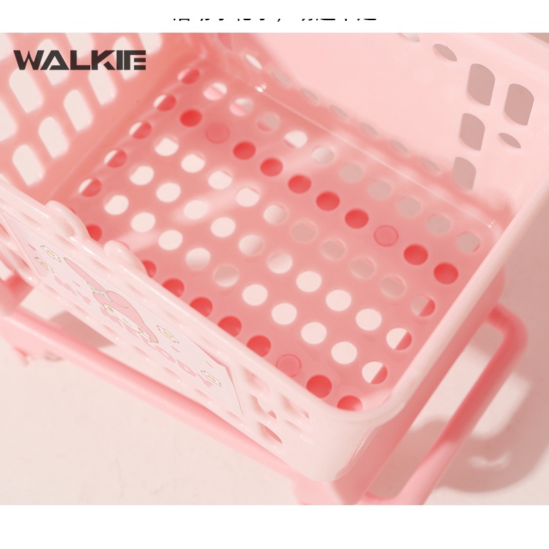 Hộp Đựng Mỹ Phẩm Đồ Dùng Mini Hình Cinnamoroll Melody Dễ Thương Để Bàn Trang Trí Nhà Cửa