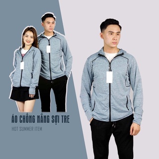 Áo khoác chống nắng nam nữ dày dặn cao cấp thấm hút mồ hôi, chống tia uv mã Q5ST Sợi tre
