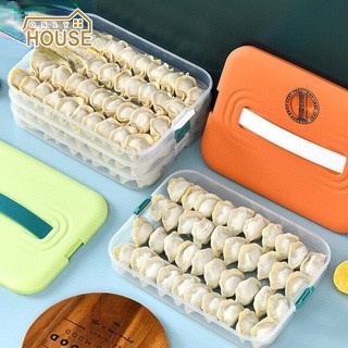 ONLY HOUSE Hộp Đựng Bánh Bao Đông Lạnh Nhiều Tầng Sức Chứa Lớn Để Tủ Lạnh Thời Gian Bảo Quản Hẹn Giờ
