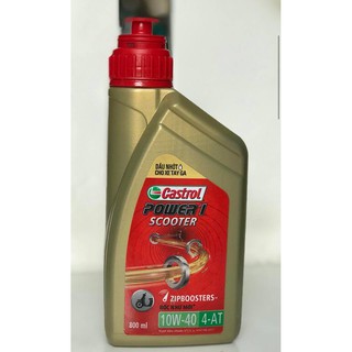 NHỚT XE MÁY CASTROL POWER 1 SCOOTER 10W40 4T 0,8L (XE GA)