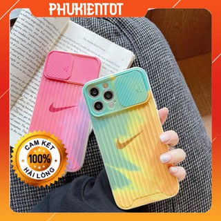 Ốp lưng,case điện thoại nhựa dẻo Ni.ke màu kem loang có che cam cho 7/8 plus, X/Xs/Xsmax, 11,11promax, 12, 12promax