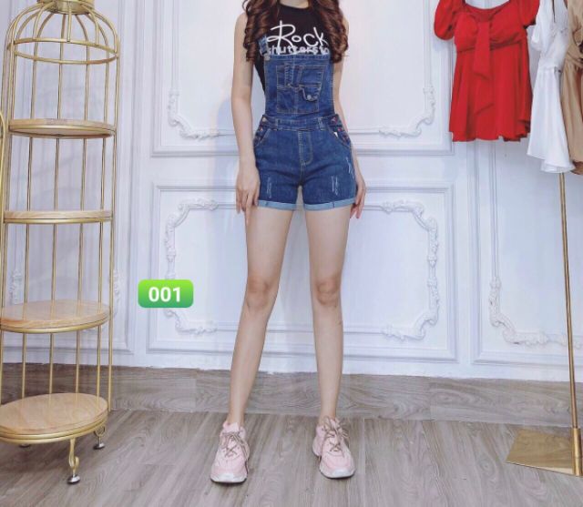 Yếm Jeans Ngắn