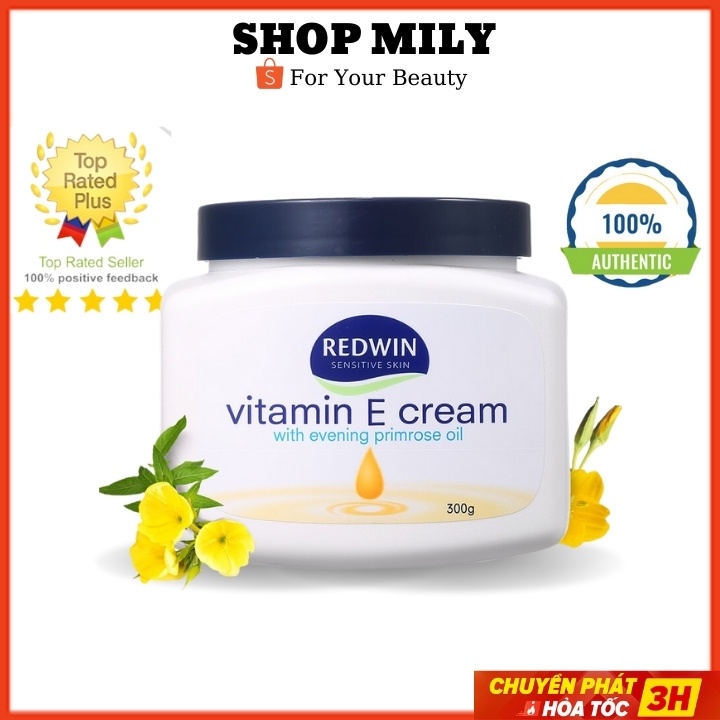 Kem Dưỡng Ẩm Redwin Vitamin E Cream 300g Úc Chính Hãng - Giúp Dưỡng Trắng Da Mặt Hết Khô, Nứt Nẻ | BigBuy360 - bigbuy360.vn
