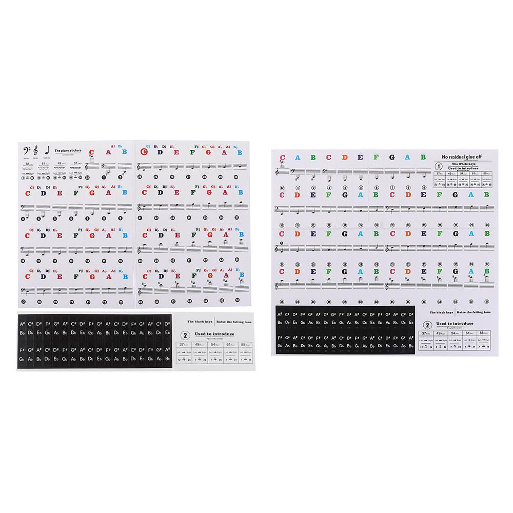 LAYOR1 Miếng Dán Bàn Phím Điện Tử 2 Kiểu Màu Trắng Trong Suốt