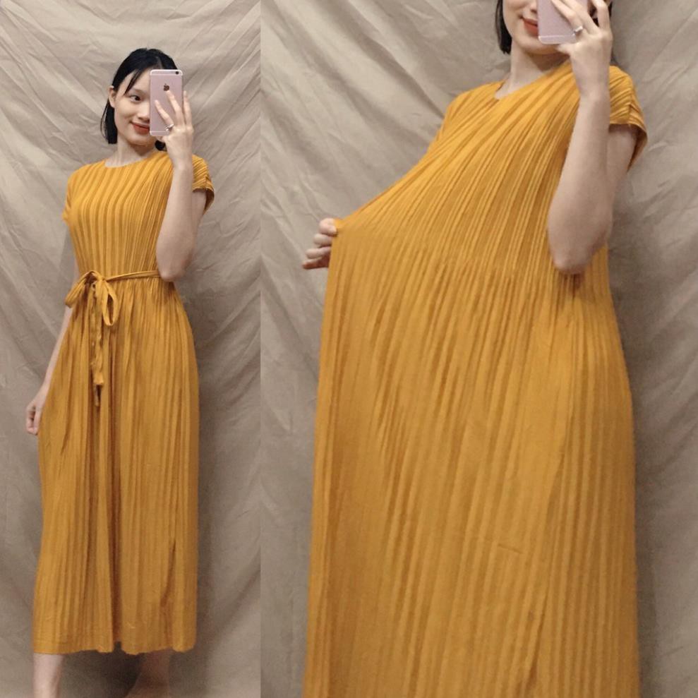 Váy bầu đẹp thời trang xếp li mẫu mới đầm bầu công sở dáng dài bigsize maternity dress ⭐