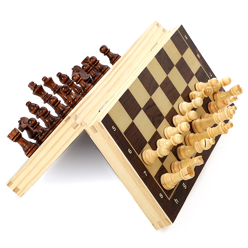 Cờ vua gỗ nam châm cao cấp 29*29cm và 39*39cm