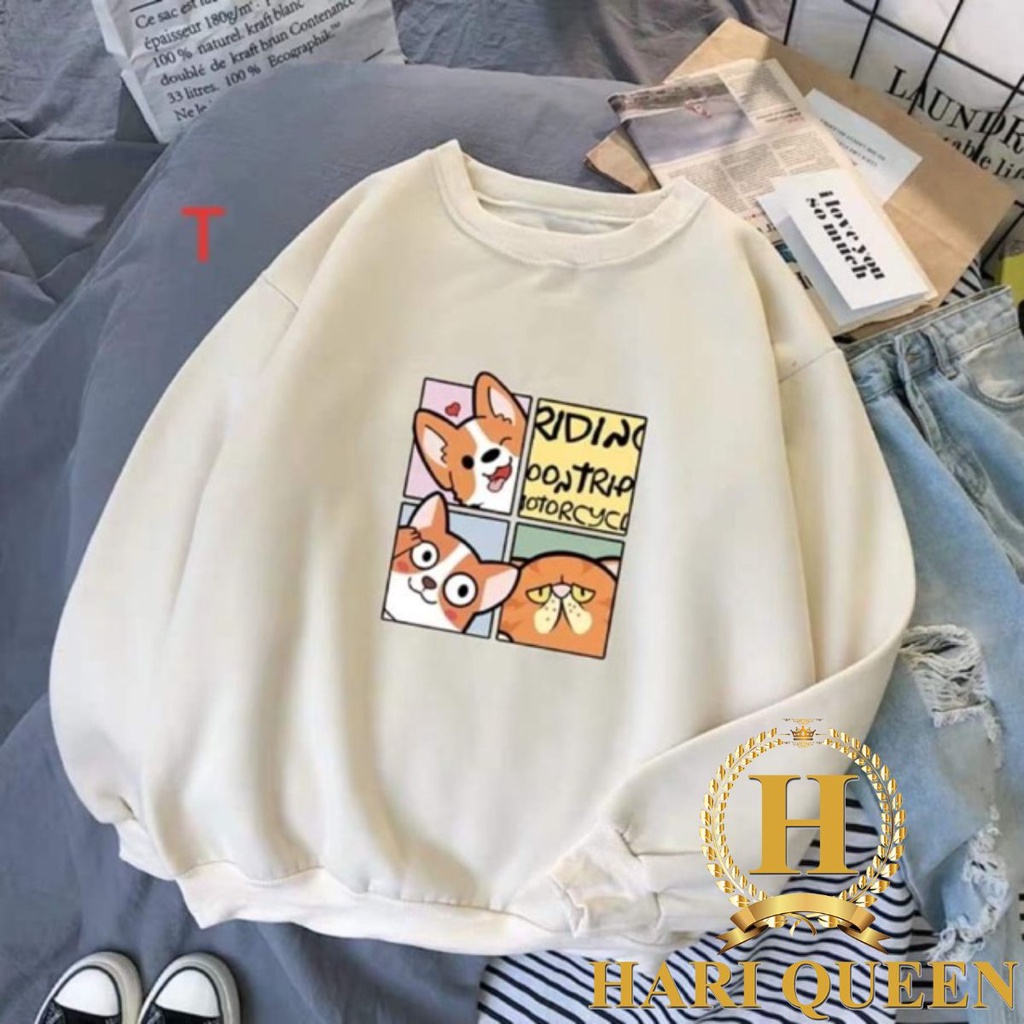 Áo thun ba cún ô vuông tay bo DTR0919