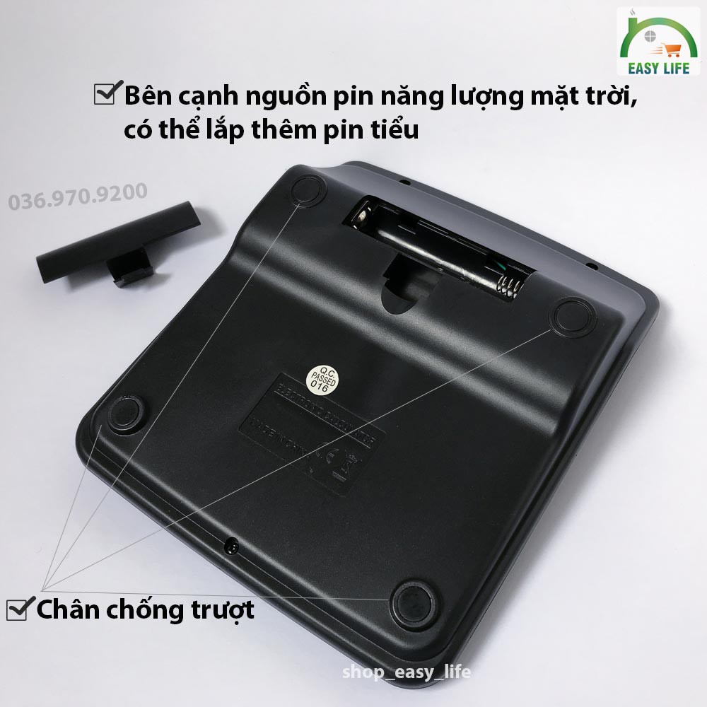 [Không Cần Pin] Máy Tính Tiền 12 Số - Dixin-12D