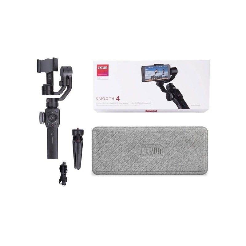 THIẾT BỊ CHỐNG RUNG ZHIYUN SMOOTH 4 - GIMBAL 3 TRỤC CHO ĐIỆN THOẠI - CHÍNH HÃNG