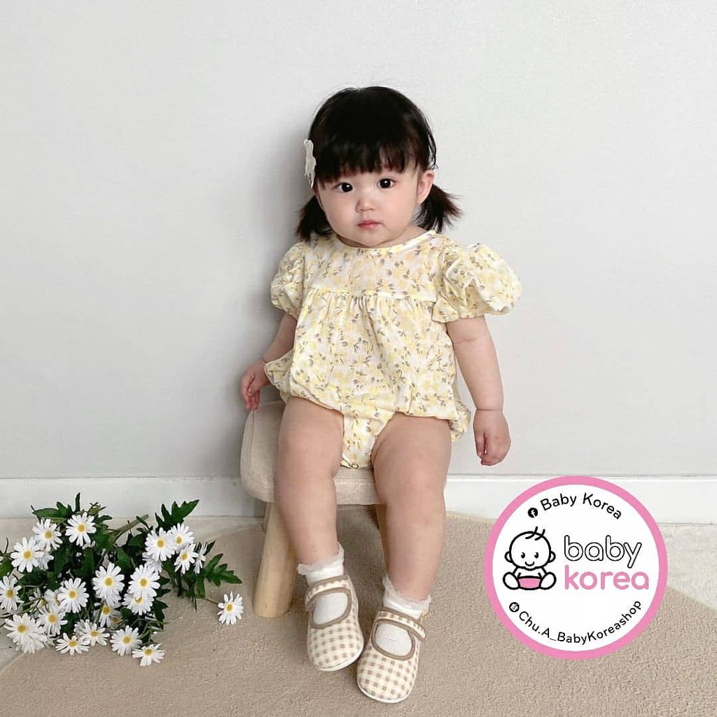 GIÀY VẢI QUAI DÍNH KẺ CARO MADE IN KOREA