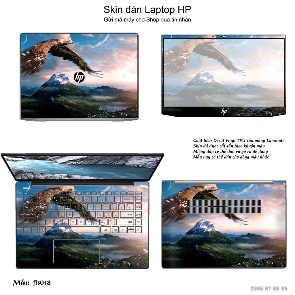 Skin dán Laptop HP in hình Fantasy nhiều mẫu 2 (inbox mã máy cho Shop)