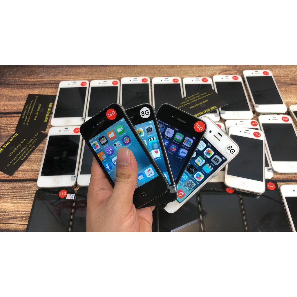 Điện Thoại iPhone 4S 16G Bản Quốc tế có lắp sim- Tải sẵn ứng dụng Facebook, Zalo, Zingmp3, Messenger, Youtube... | BigBuy360 - bigbuy360.vn