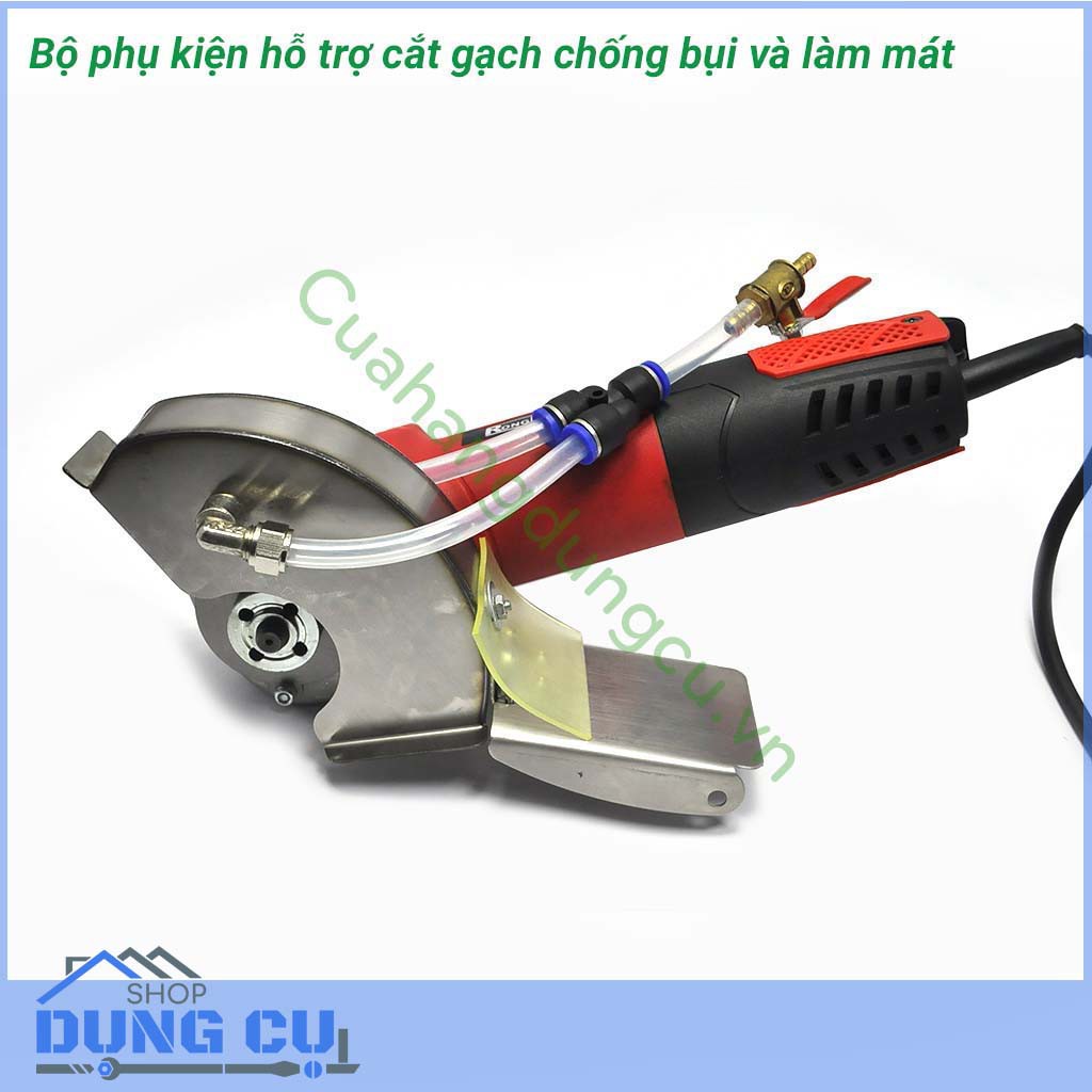 Đế hỗ trợ cắt gạch chống bụi và làm mát