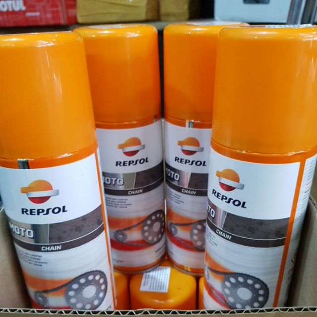 CHAI XỊT DƯỠNG SÊN REPSOL BÔI TRƠN SÊN XÍCH REPSOL 400ML