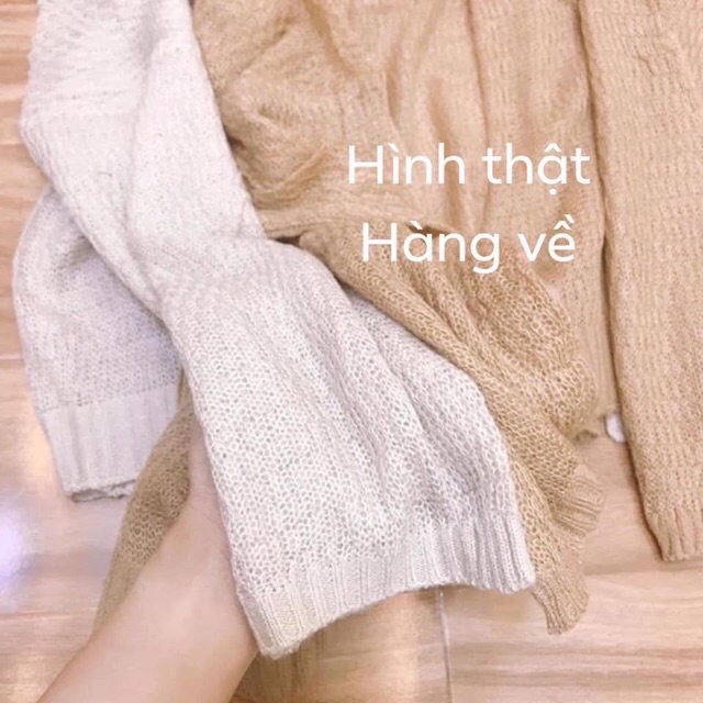 Áo khoác cardigan len hot hit chất liệu mỏng nhẹ giá siêu rẻ | BigBuy360 - bigbuy360.vn