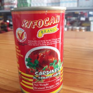 Cá hộp sốt cà chua/kho tiêu 155gr