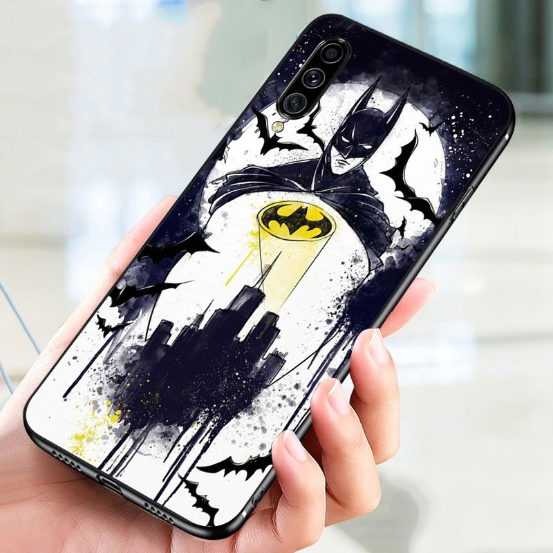 Ốp Điện Thoại Silicon Mềm Hình Logo Batman Uj22 Cho Samsung Note 10 S7 Edge S10 A10s A20s A30s A40s A50s A70s Lite