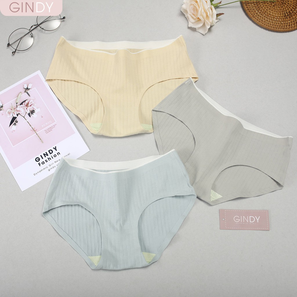 Quần lót nữ GINDY cotton không đường may không viền thấm hút mồ hôi QL0221003 | BigBuy360 - bigbuy360.vn