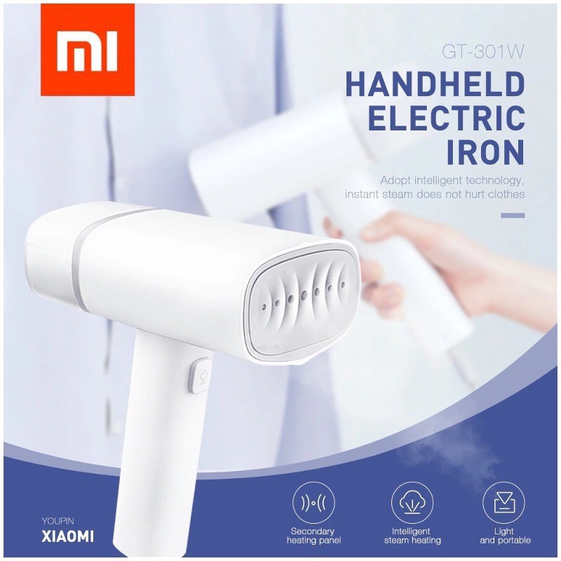 Bàn Ủi Hơi Nước Cầm Tay Xiaomi Zanjia GT-306 P Hàng Chính Hãng-BH 6 tháng