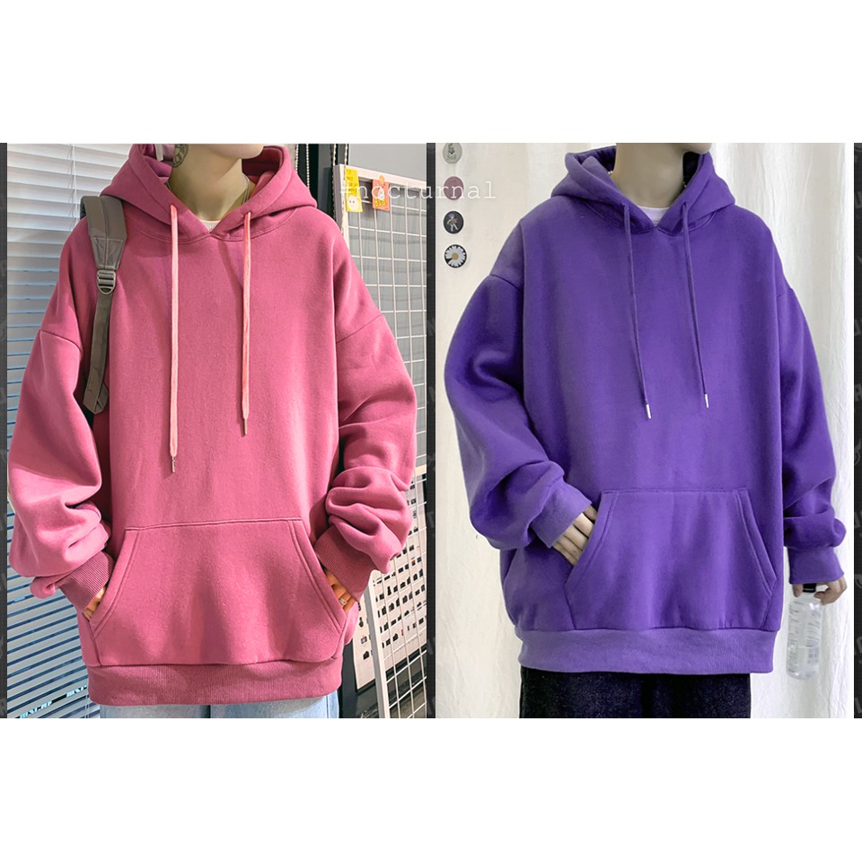 Áo Hoodie Trơn Basic Nocturnal Nam Nữ Cặp Đôi Unisex Phong Cách Dạo Phố Sài Gòn Ulzzang 2021 Màu Tím & Xanh | WebRaoVat - webraovat.net.vn