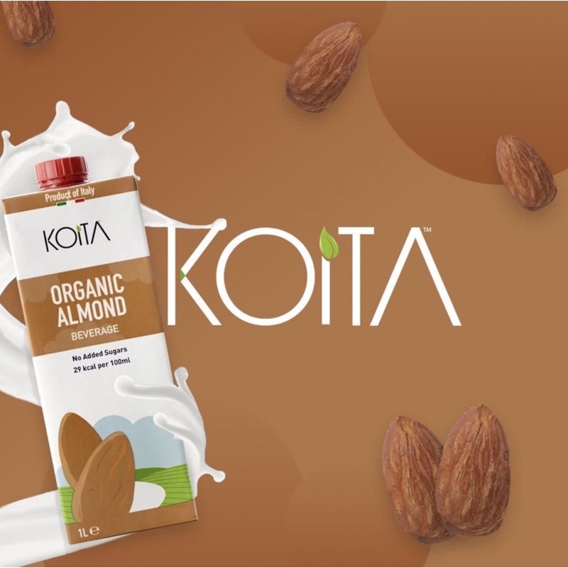 Sữa hạt hạnh nhân hữu cơ Koita - 1 lít