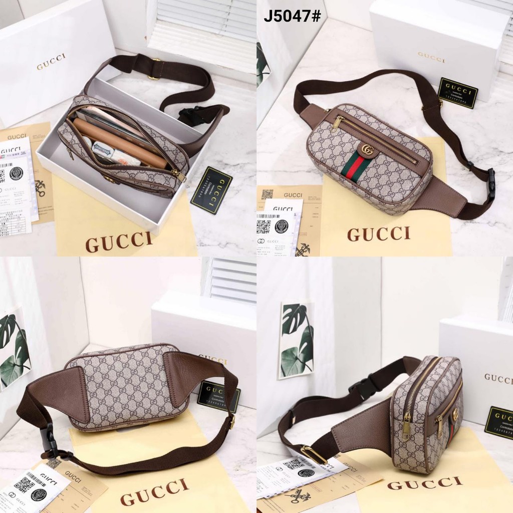 Túi đeo chéo Gucci OPHIDIA GG 23CM + BOX IN WATEROF (PLATINUM 1:1) (CB-5529)