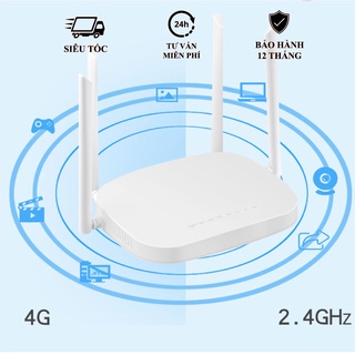 Bộ Phát Wifi 4G CPE H300 – Tốc Độ 300 Mbps tặng kèm 4 ăng ten