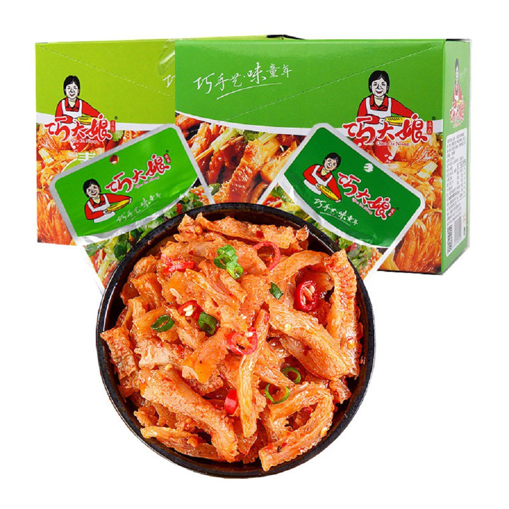 Xách Sách Bò Chay Đồ Ăn Vặt Trung Quốc