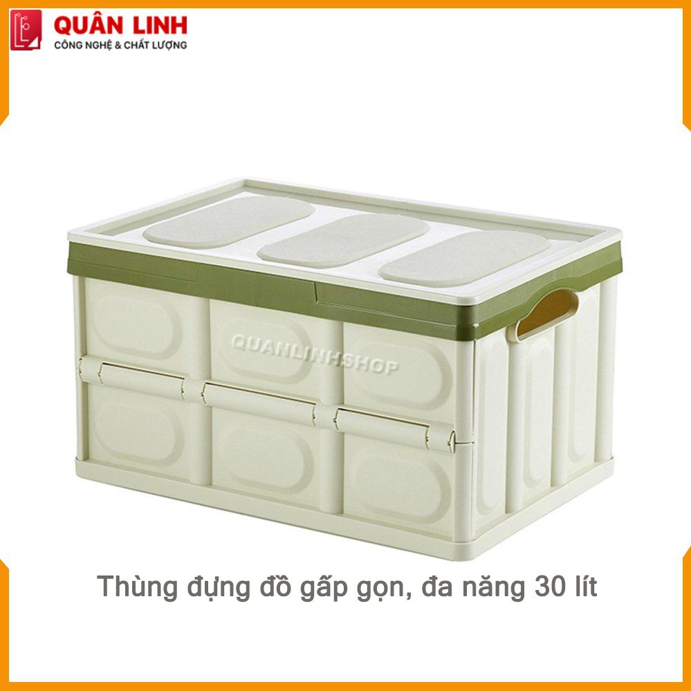 [Xả kho + free ship] Thùng đựng đồ gấp gọn đa năng 30 lít hoặc 55 lit