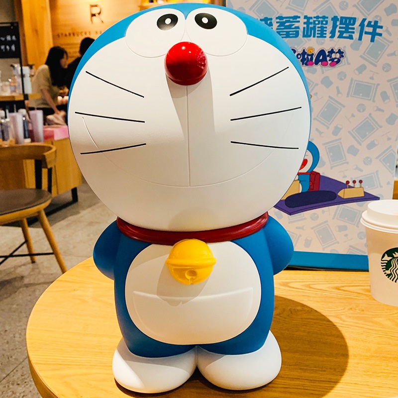 Ống Heo Tiết Kiệm Tiền Hình Doraemon Đáng Yêu