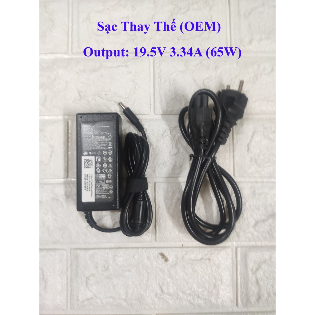 Sạc Laptop Dell 19.5v - 2.31a - 45w - Adapter Kèm dây nguồn XPS 13 Inspiron 3451 3452 5458 5459