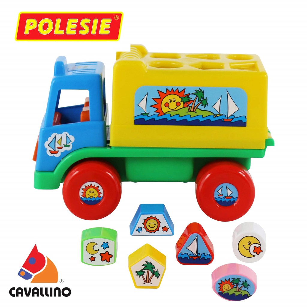 Xe tải thả hình Island đồ chơi – Polesie Toys