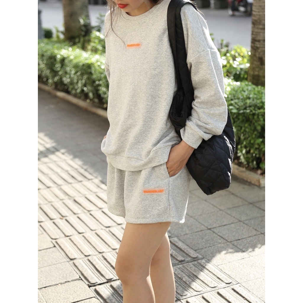 SET Áo Sweater và Short đùi Wanderlust FW2022