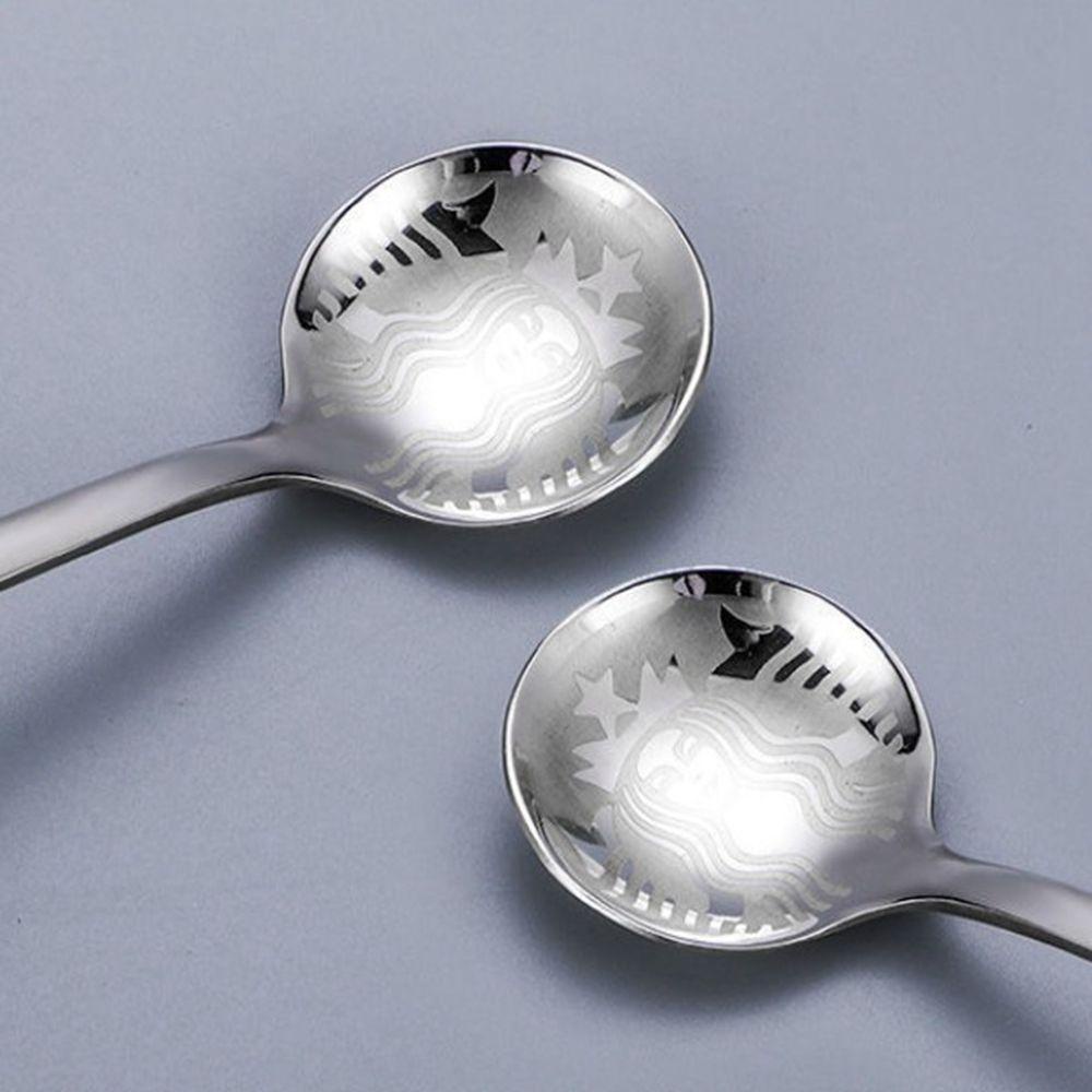 Muỗng Khuấy Bằng Thép Không Gỉ Tiện Dụng Mang Theo Du Lịch Dã Ngoại