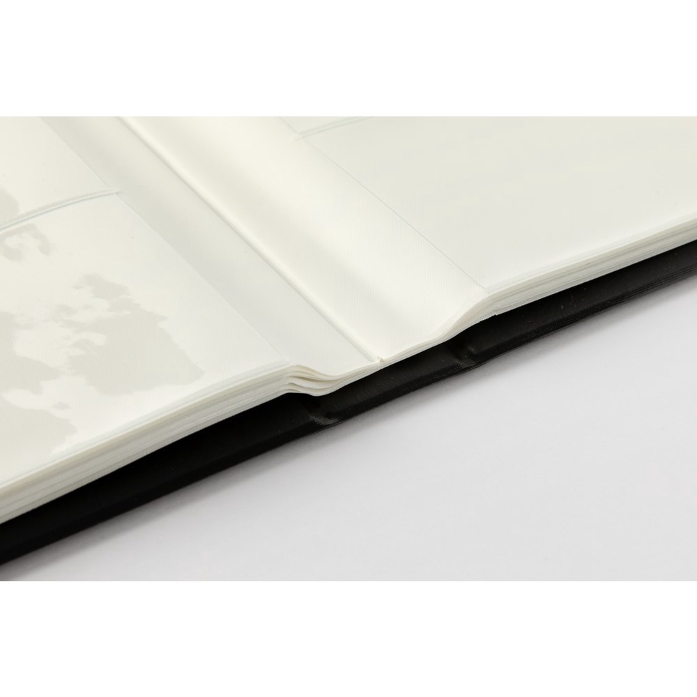 Binder Collect Book ARTBOX Hàn Quốc Đựng Ảnh Polaroid Photocard Nhãn Dán Bìa Vải Màu Đen 16 Sleeves