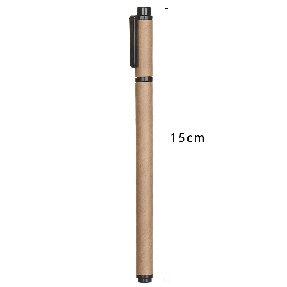 Set 2/ 5 bút mực gel bằng giấy kraft thân thiện với môi trường kiểu dáng mới