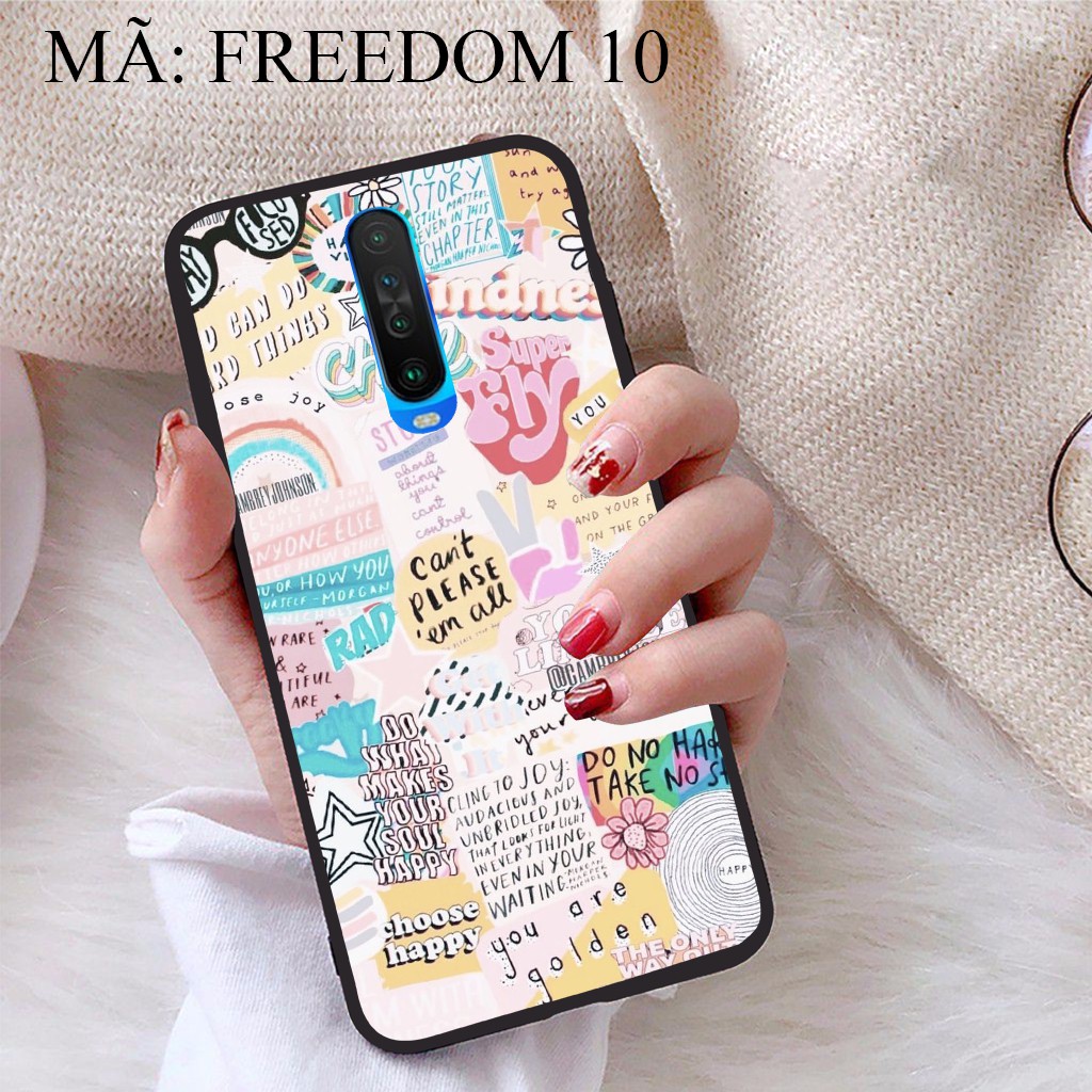 Ốp lưng Xiaomi Redmi K30 viền dẻo TPU BST Phong Cách Tự Do