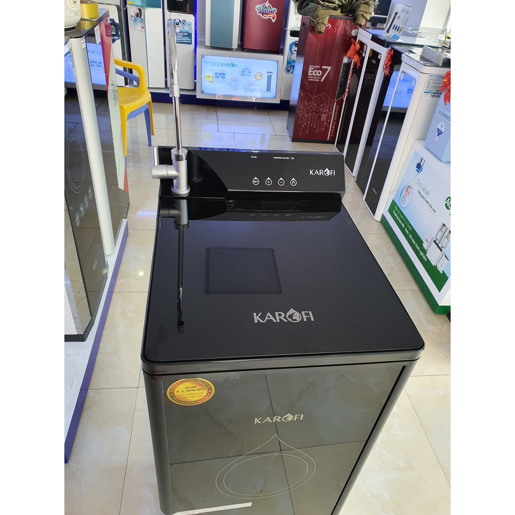 [Mã ELMALL1TR giảm 5% đơn 3TR] Máy lọc nước Karofi OPTIMUS PLUS O-P1310 , 10 cấp lọc màn hình hiển thị thông minh