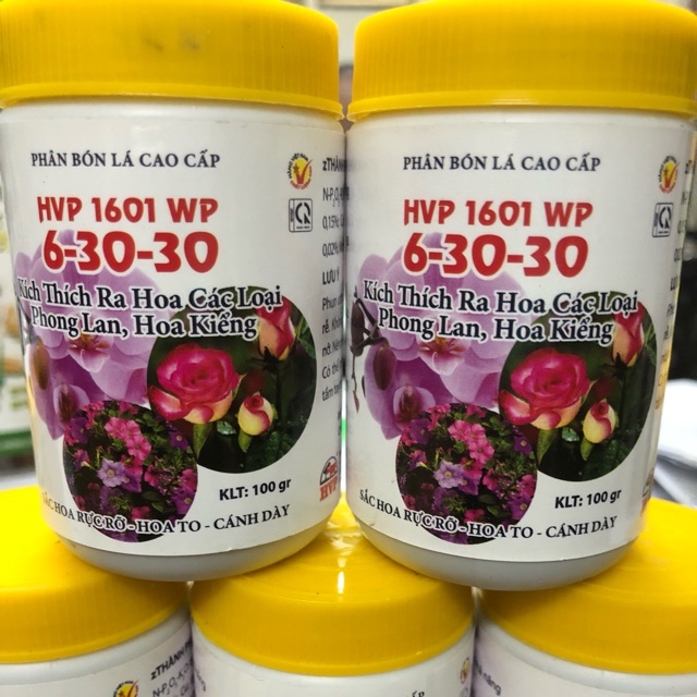Phân bón lá cao cấp HPV 6-30-30 Kích thích ra hoa dùng cho hoa lan, cây cảnh