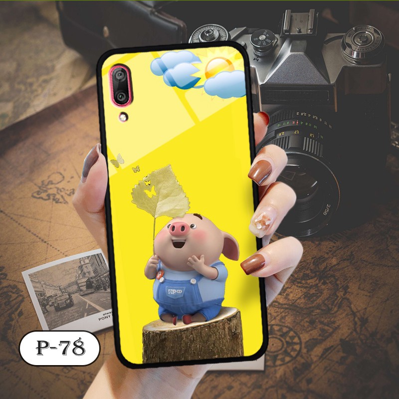 Ốp lưng kính 3D Huawei Y7 Pro 2019-cute