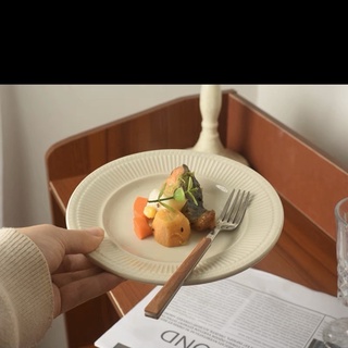 Đĩa sứ màu be/ màu trắng [ảnh thật feedback của khách ]- 𝒃𝒆𝒊𝒈𝒆 𝒅𝒊𝒔𝒄 + 𝒘𝒉𝒊𝒕𝒆 𝒅𝒊𝒔𝒄.