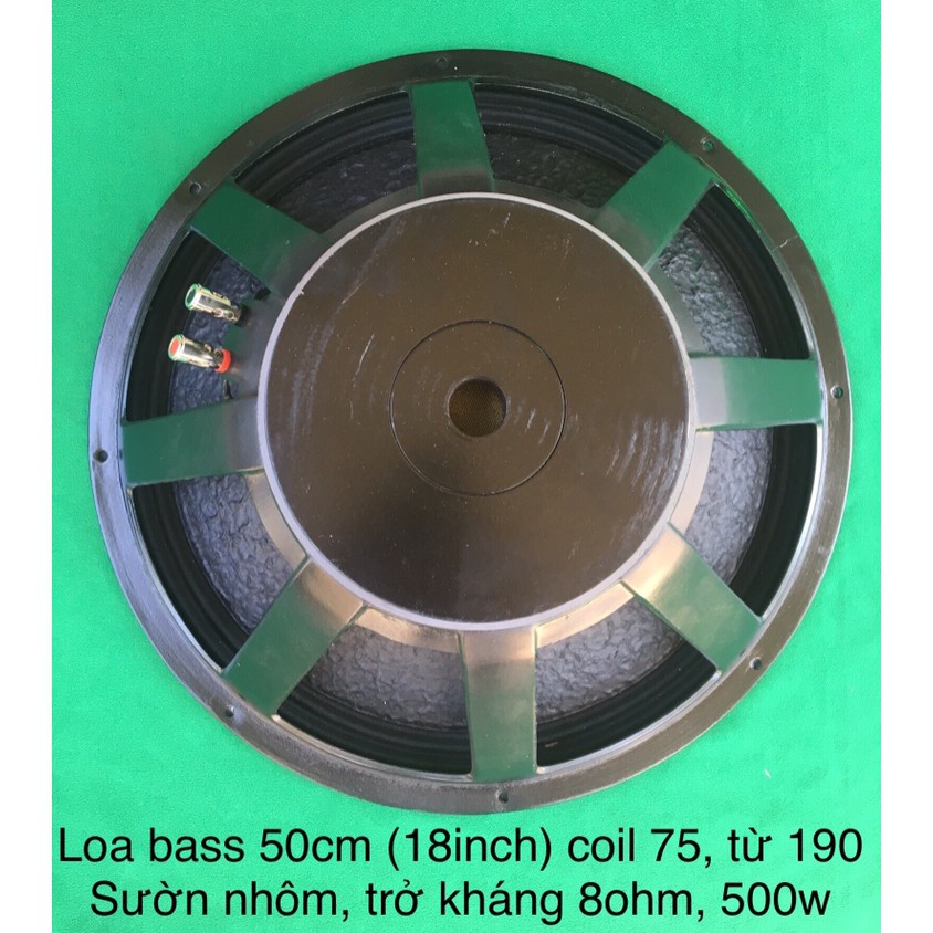 Loa bass 50- coil 75- từ 190