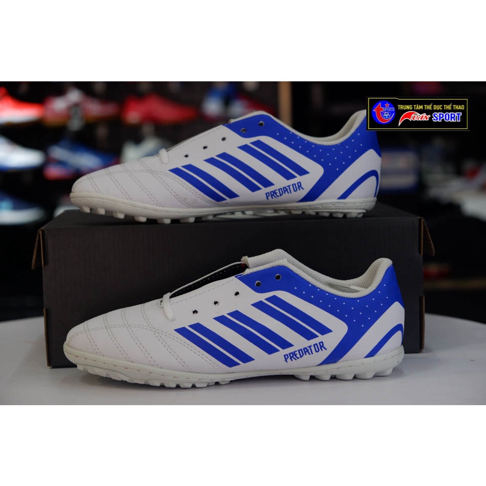 Giày đá bóng Predartor CBI - trắng xanh bích(size39-43)