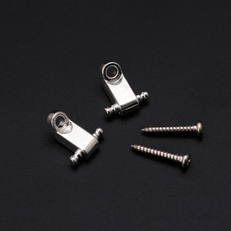 1 Cặp Khóa Dây Đàn Guitar Điện Màu Bạc Siêu Bền Tiện Dụng