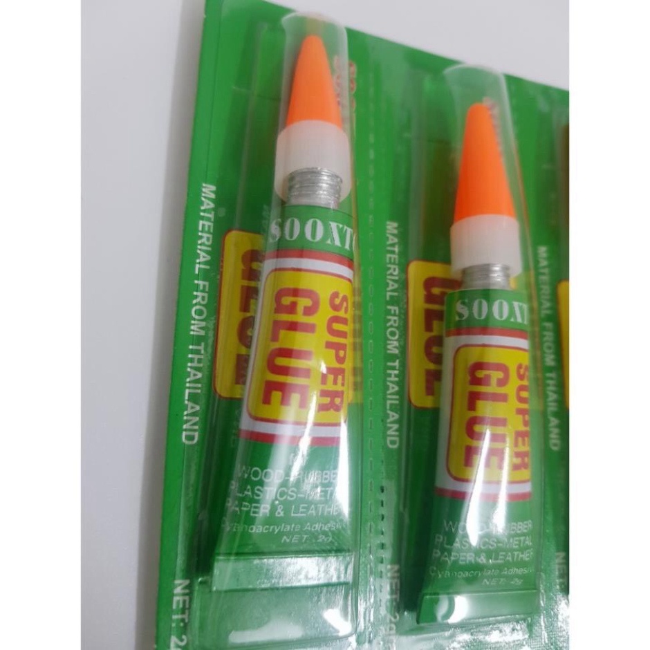 Keo dán đa năng siêu dính Super Glue Alteco tuýp 2g chuyên dùng dán giày dép, nhựa, kính, đồ da, kim loại,